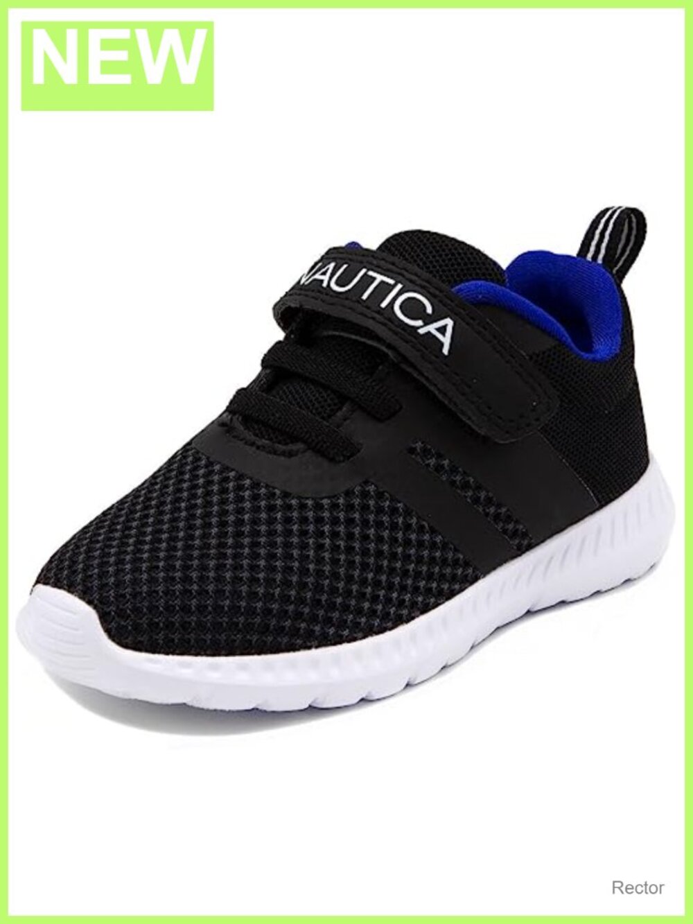 Nautica Kids Athletic Sneaker One Strap Running Shoe Boys Girls Toddler